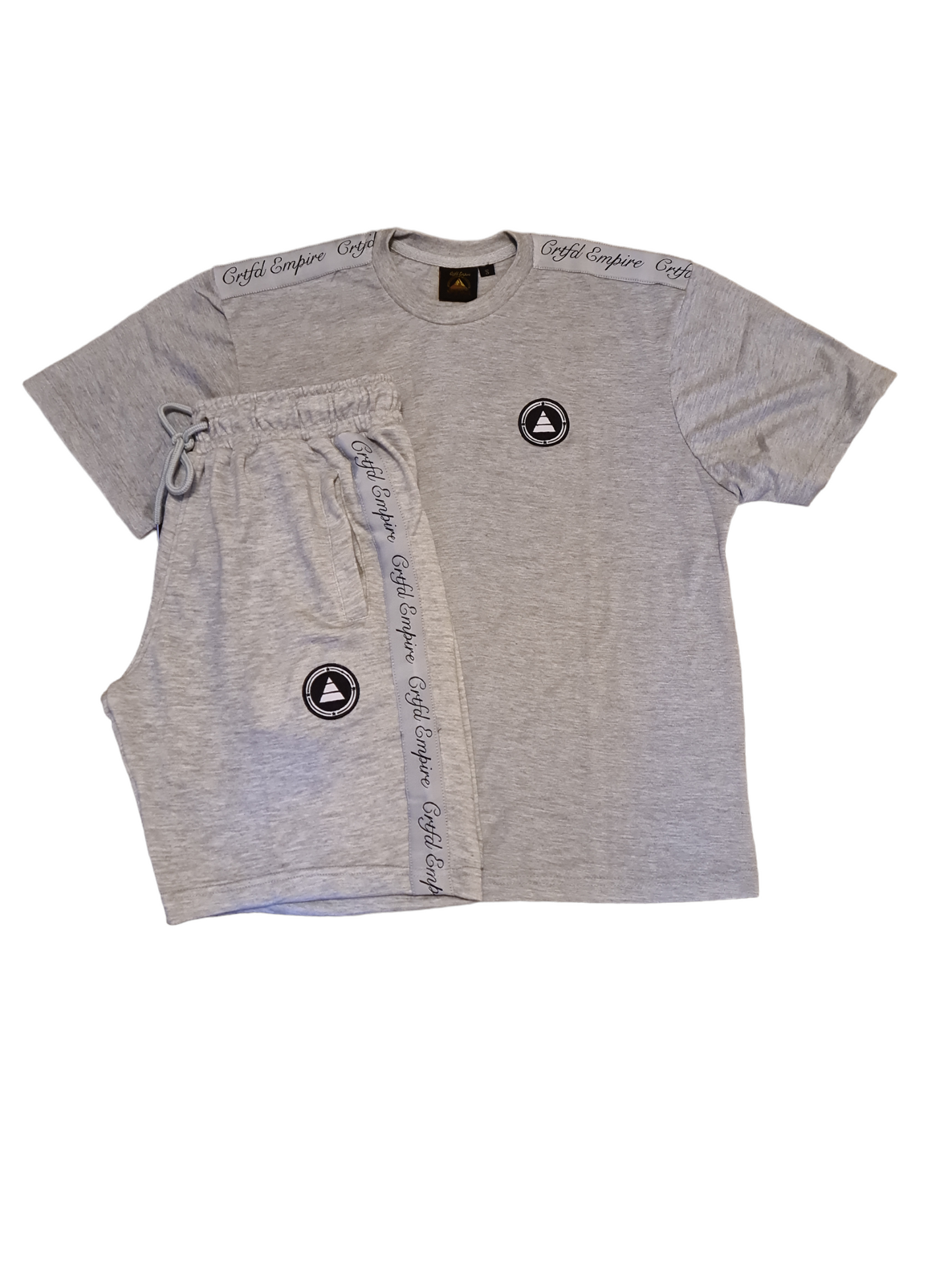 Crtfd Shorts & T-Shirt Set (Grey Edition)