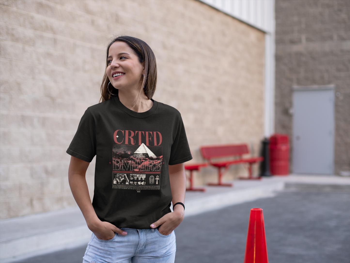 Graphic Ancient Egypt Article (RED) T-Shirt