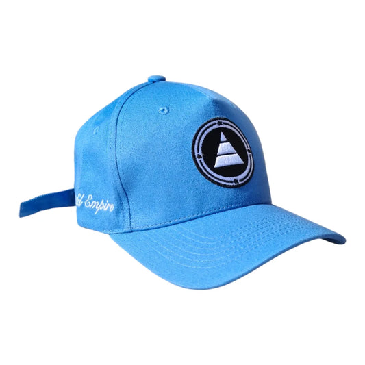 Sky Blue pyramid logo baseball cap