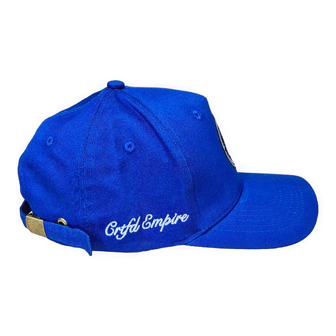 Royal Blue pyramid logo baseball cap