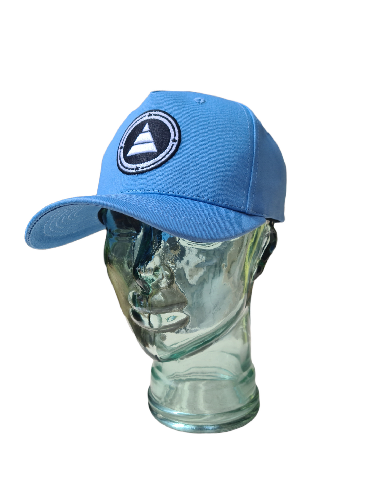 Sky Blue pyramid logo baseball cap